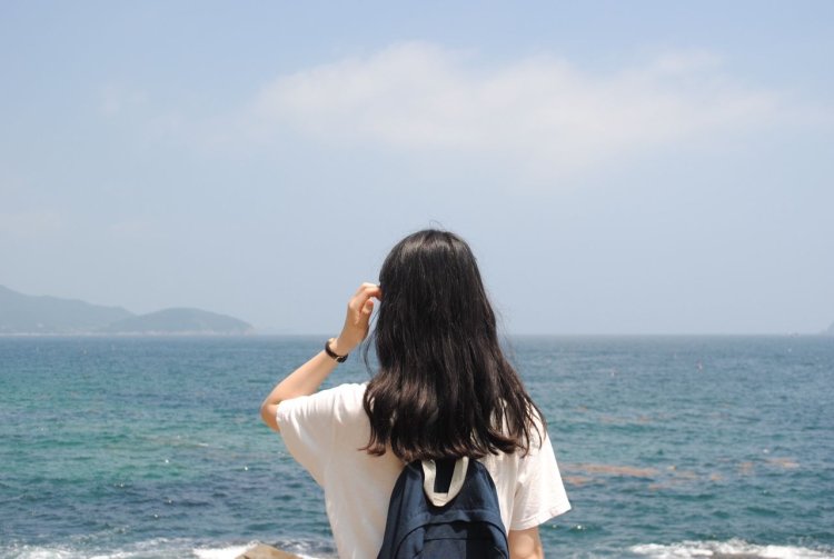 Korean women from the back