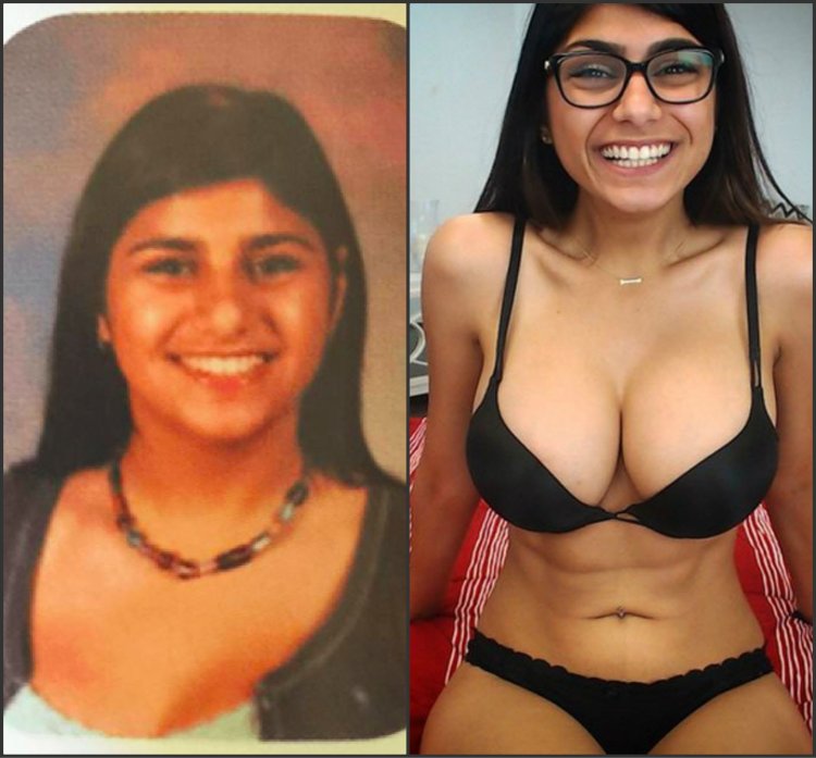 Mia Khalifa breast before surgery