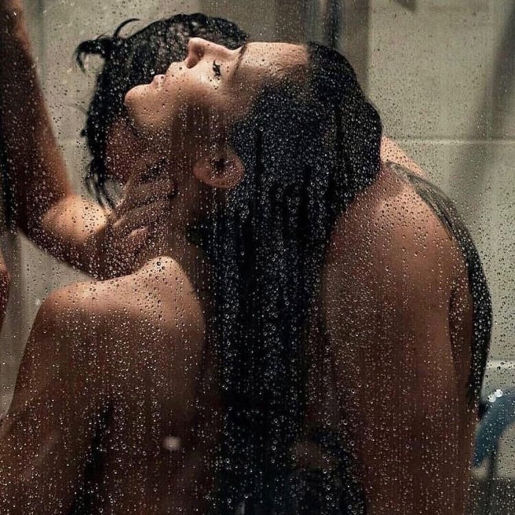 Hugs in the shower