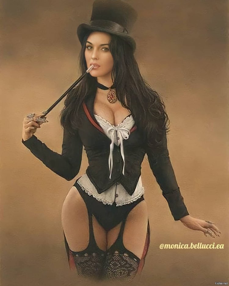Monica Bellucci as a pirate