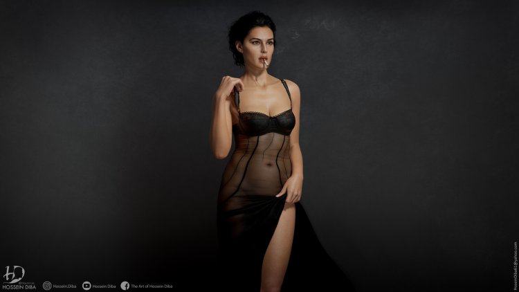 Hossein Diba Monica Bellucci