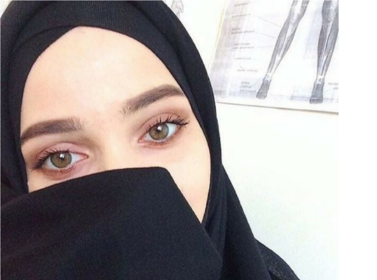 Iman Yusupova in hijab