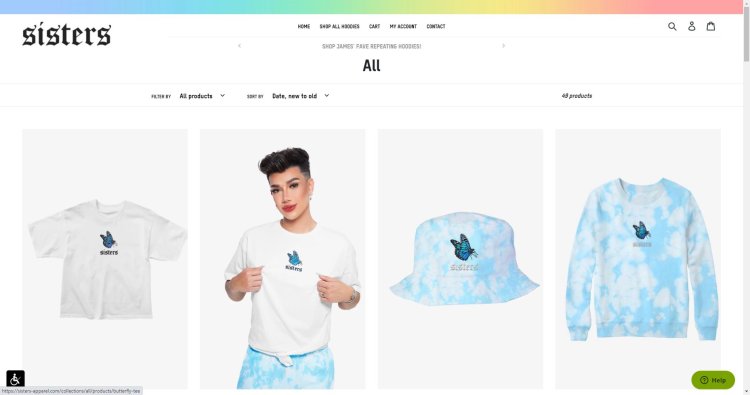 Jayden James at the mirror in a dress