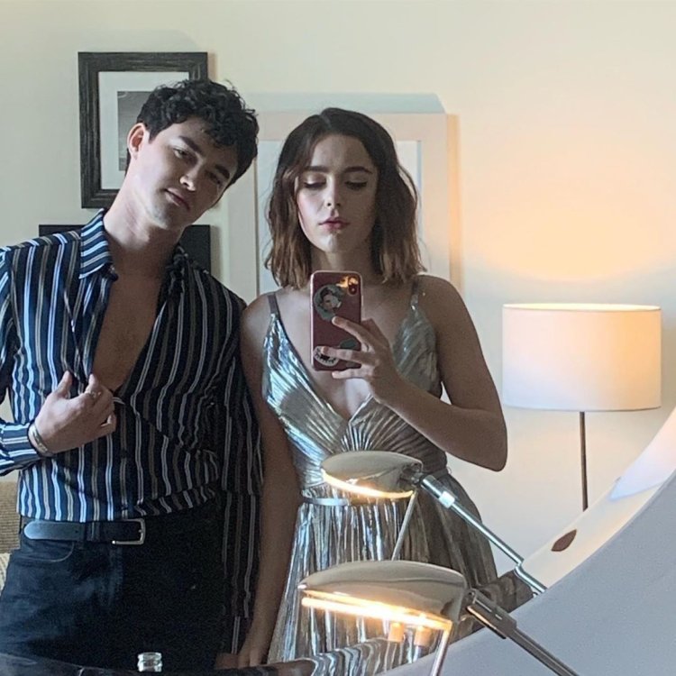 Kiernan Shipka and Gavin Leatherwood