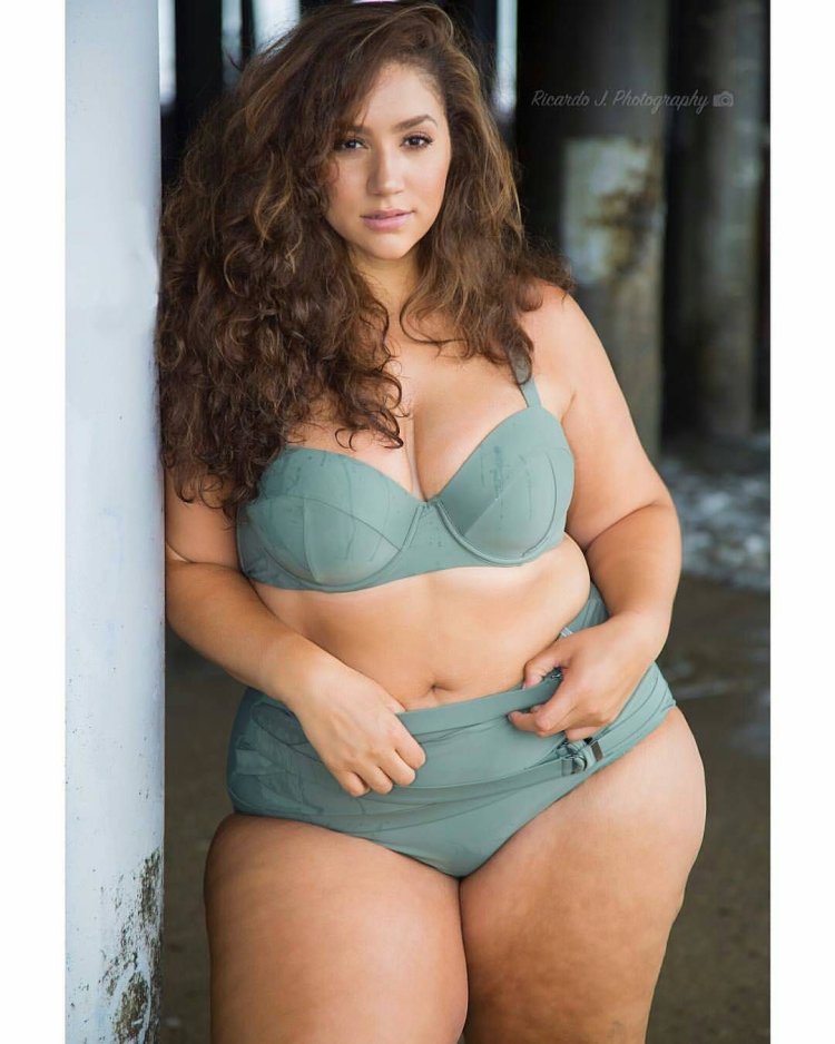 Big breasts in a bra