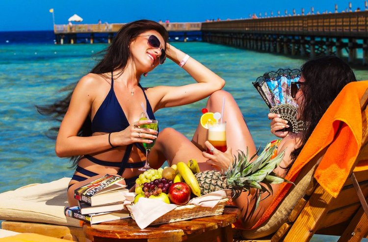 Girl sea Egypt Sharmel Sheikh