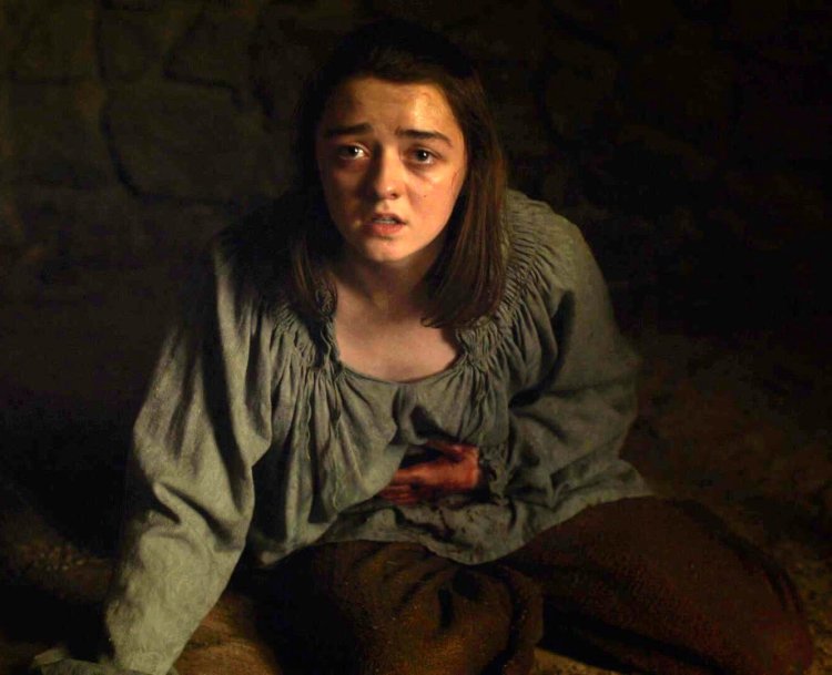 Arya Stark bed scene