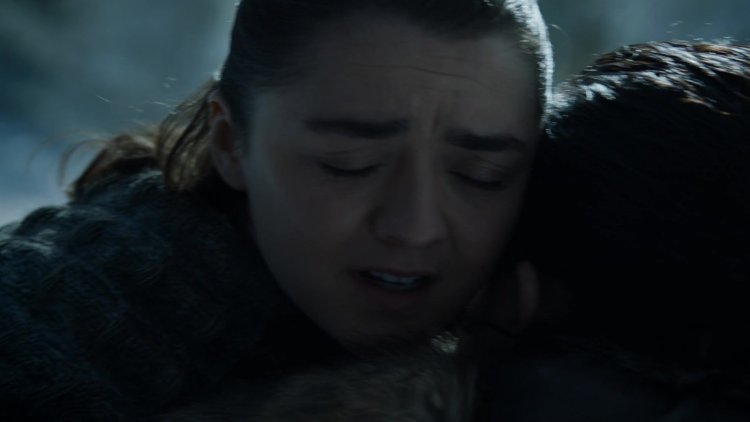 Arya and Sansa Reunion