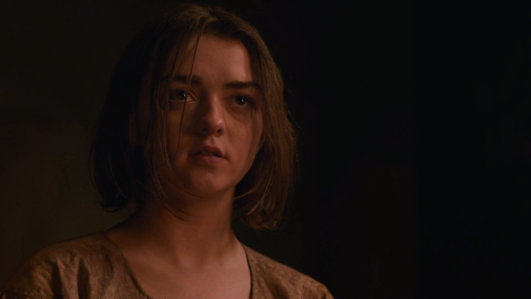 Bed scene Aria Stark