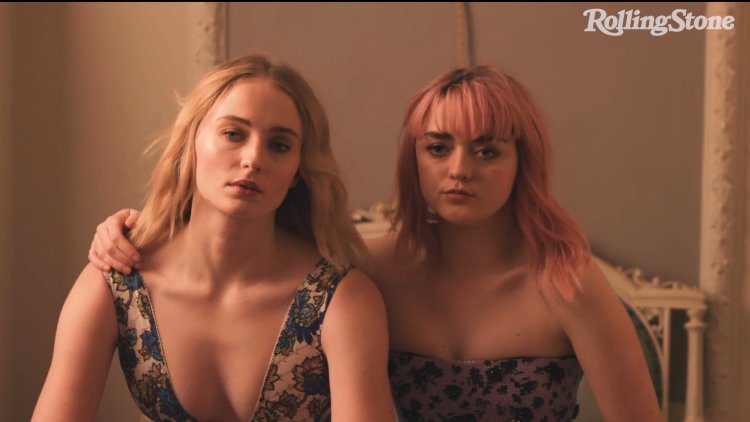 Maisie Williams and Sophie Turner