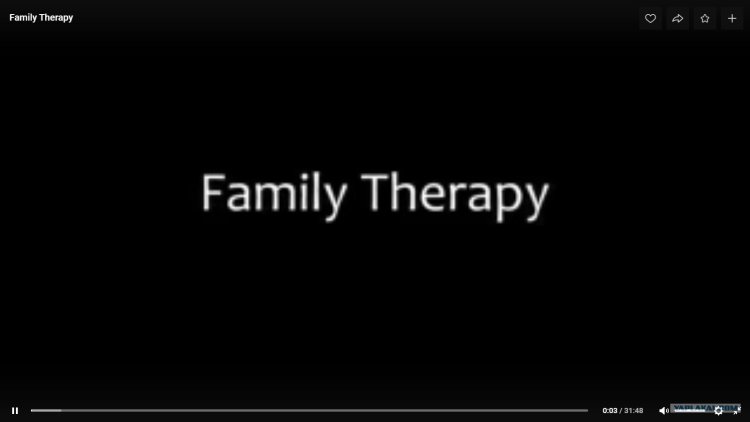 Family therapy