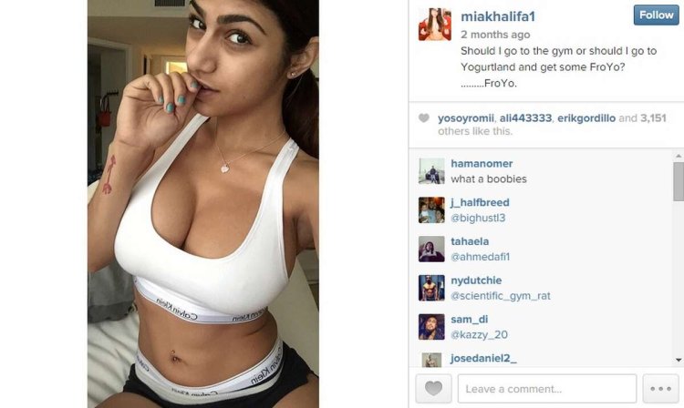 Mia khalifa sporty white