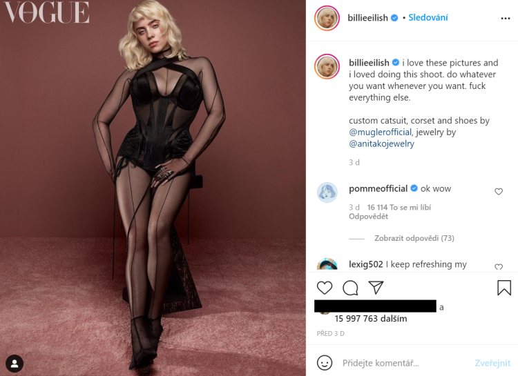 Billie Eilish photoshoot Vogue