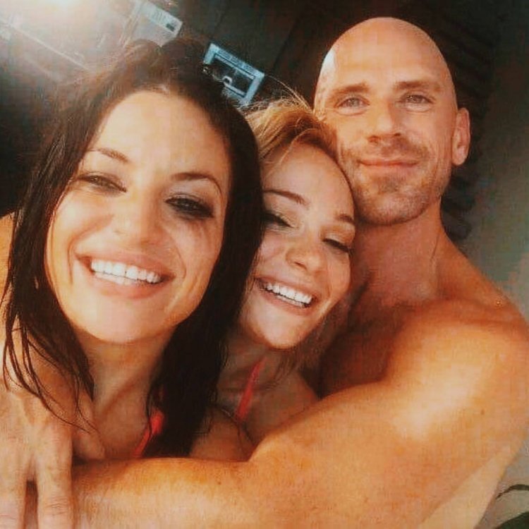 John Sins with his wife