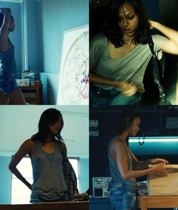 Zoe Saldana Colombiana in a bikini