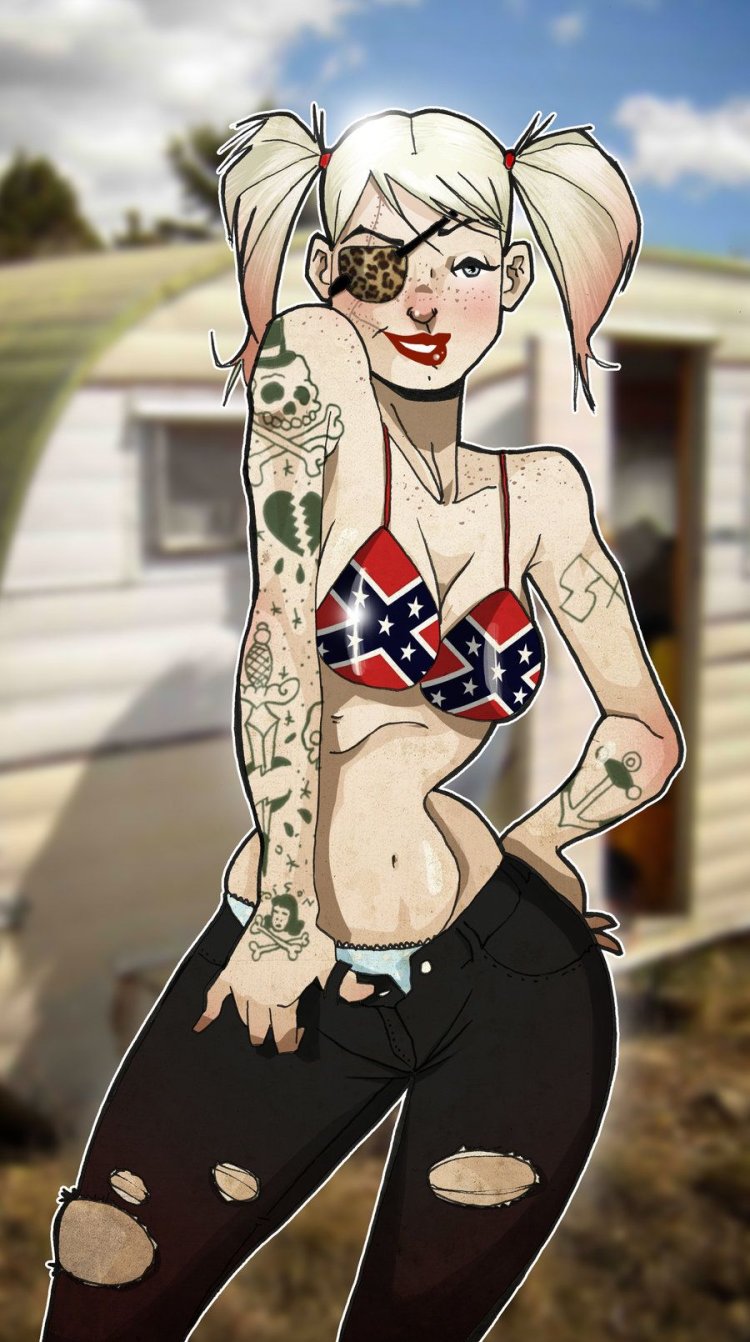 Redneck girl in bikini