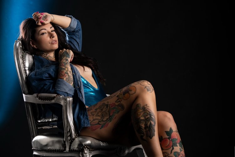 Madison Sky tattoo model