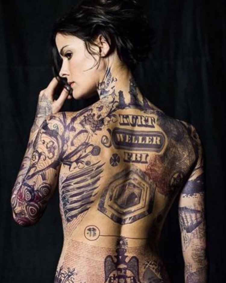 Jamie Alexander tattoo