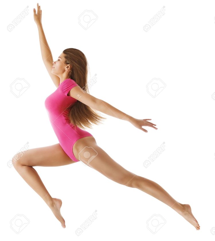 Legs long girls gymnast