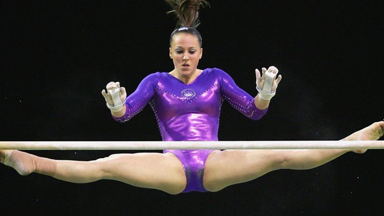 Naked sports gymnasts