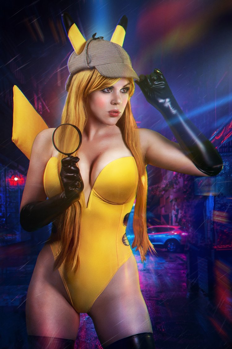 Alisa Arefieva cosplay Pikachu