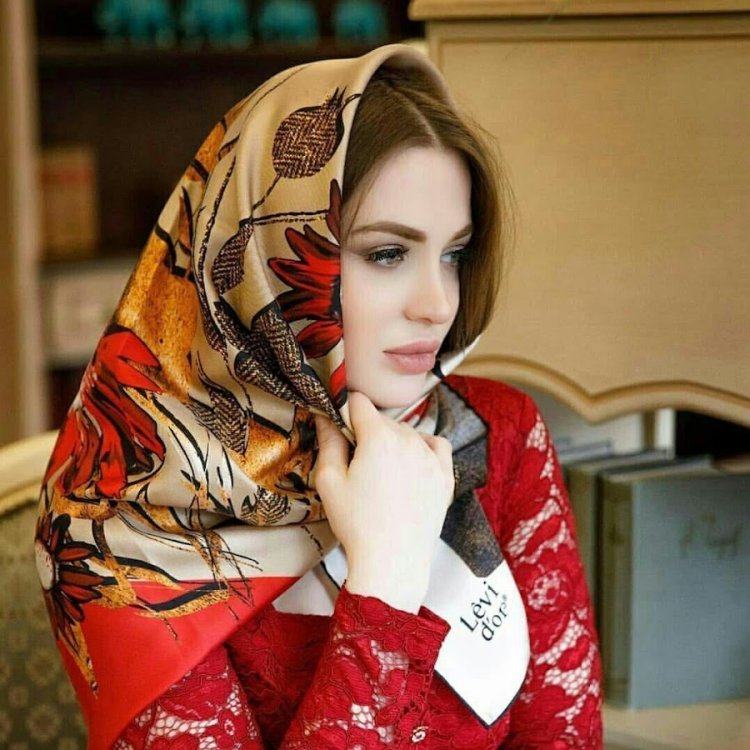 Beauty in a headscarf