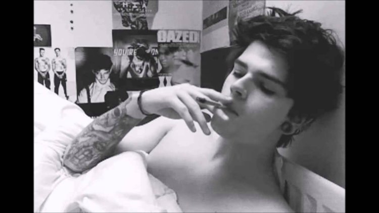 Christopher McCrory in bed