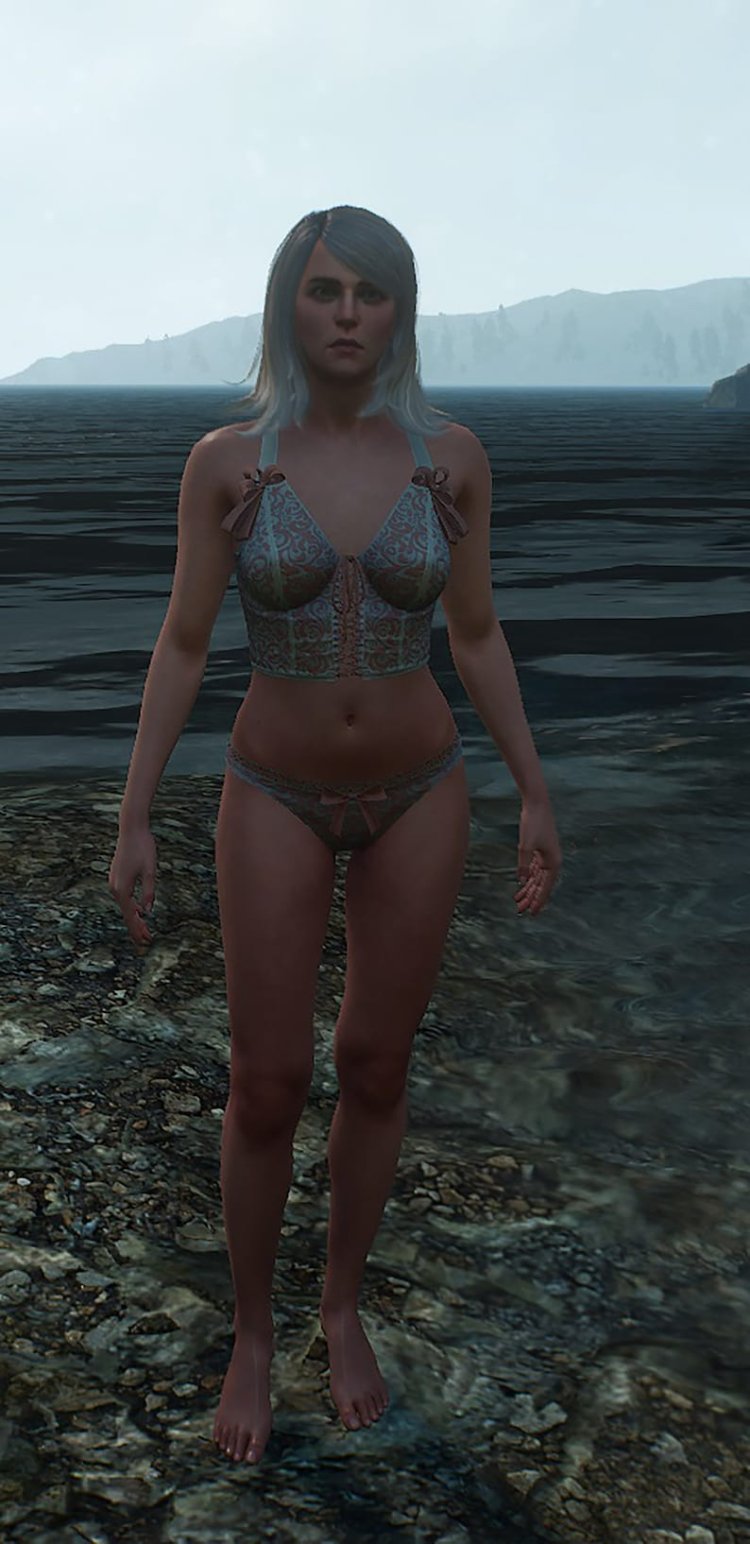 Keira Metz in The Witcher Lingerie