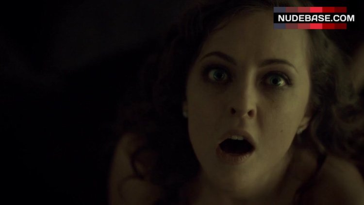 Katherine Isabelle in Lingerie