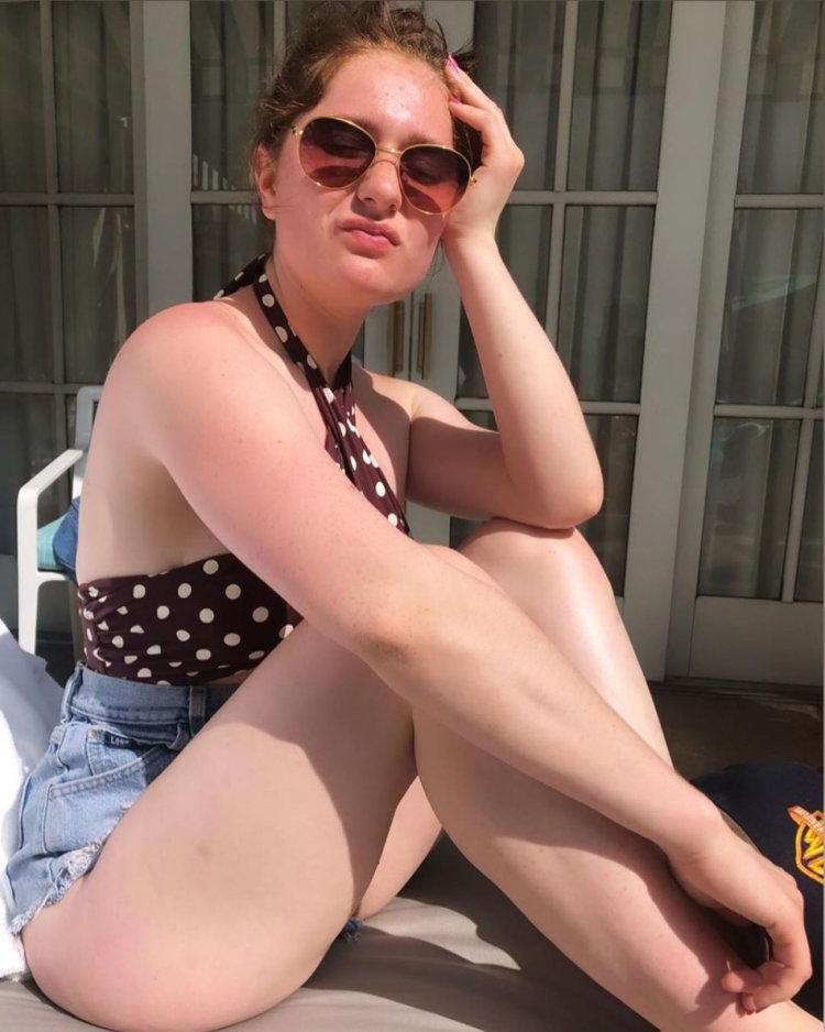 Emma Kenney in a swimsuit