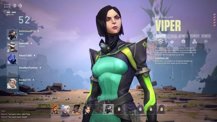 Viper without mask Valorant