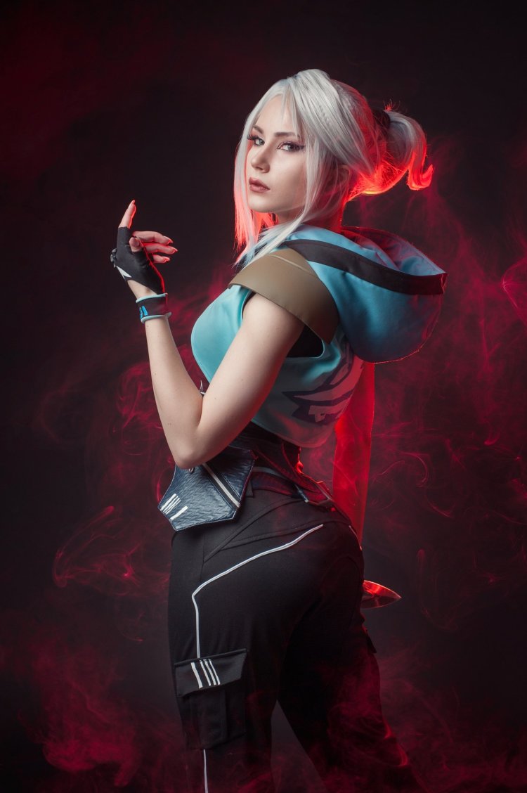 Jett valorant Cosplay Vera Andreeva