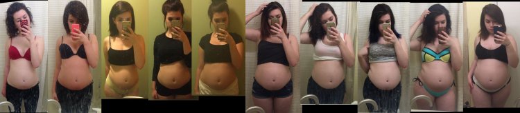 Belly staffing before and after