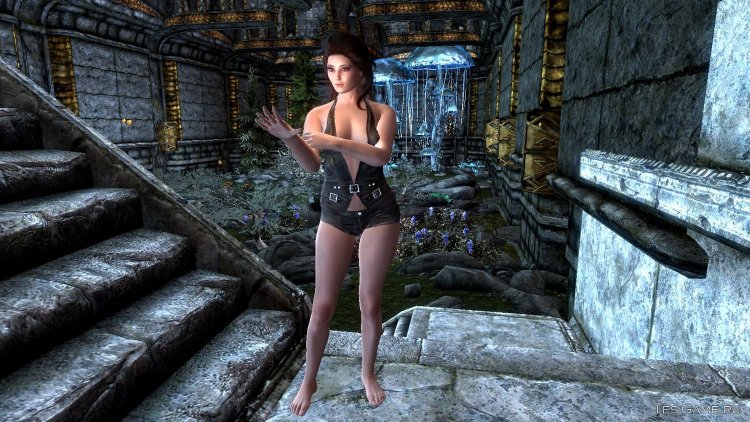 Fashion for Skyrim companions of a girl with a body