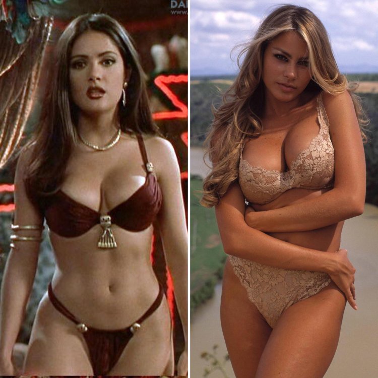 Sofia Vergara in a swimsuit in her youth