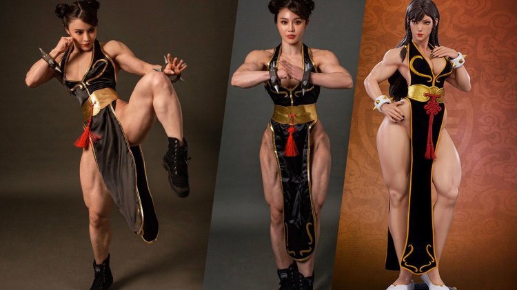 Chun li cosplay yuan herong