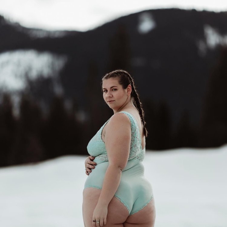 Dana Falsetti in a swimsuit