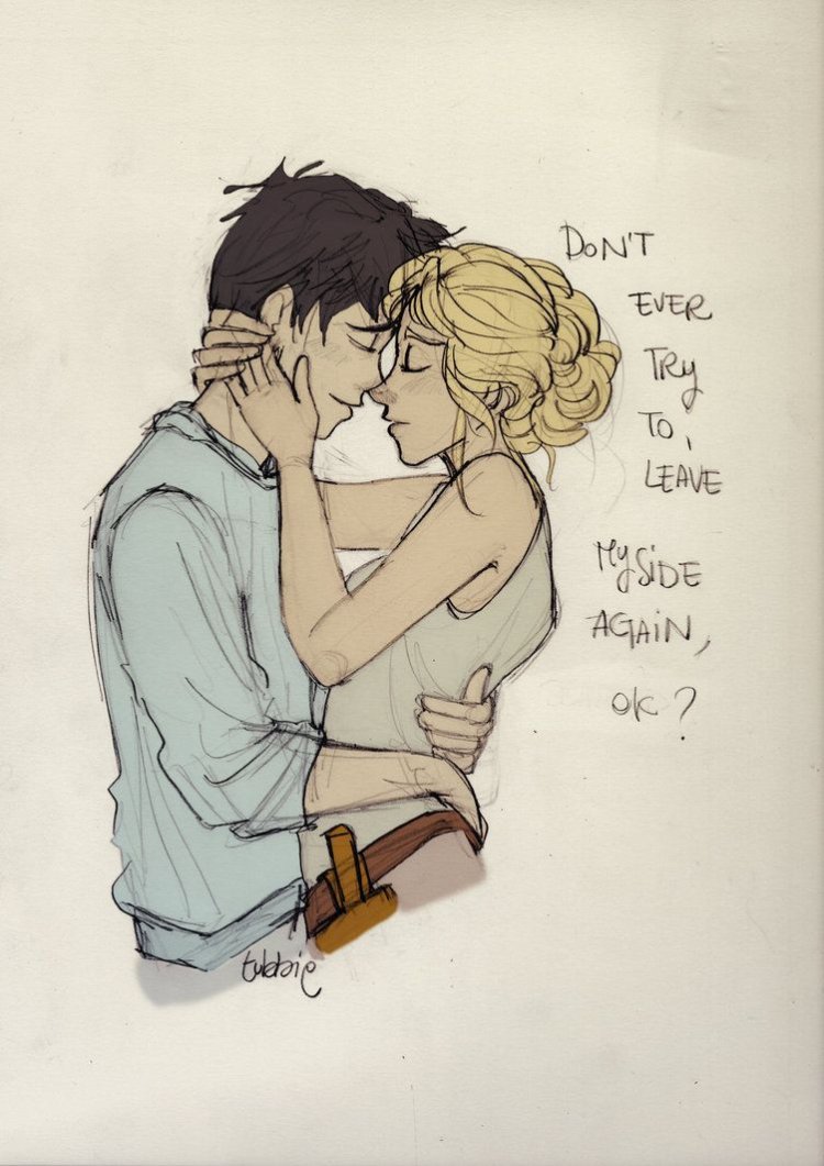 Percy jackson and annabeth art