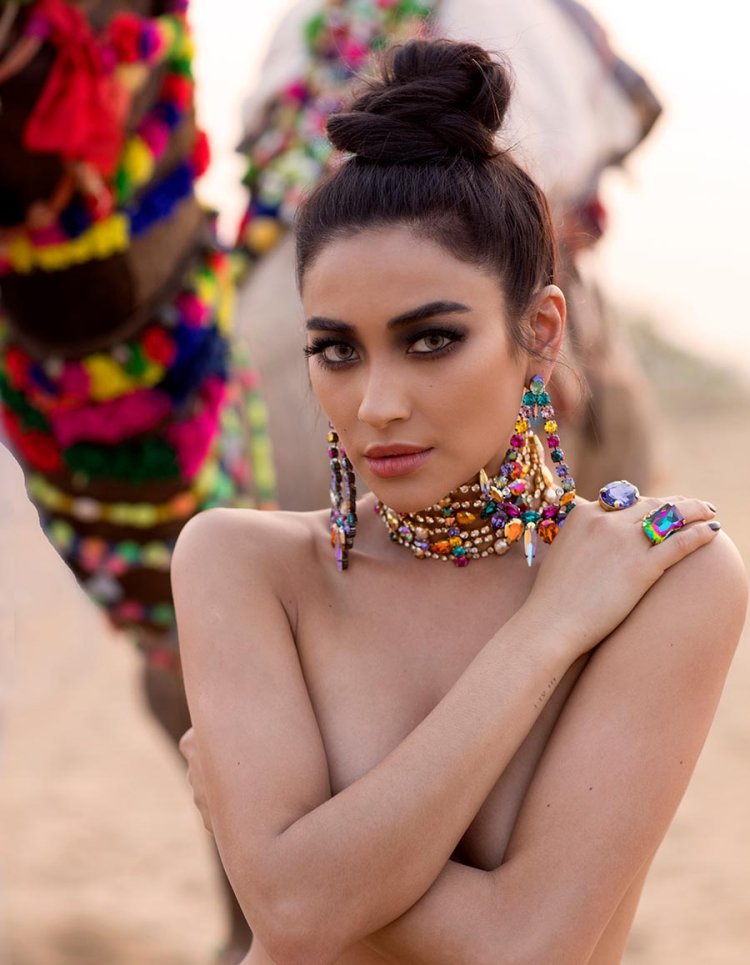 Actress Shriya Saran in swimsuit