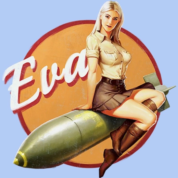 Sticker of Eve Elfie in War Thunder