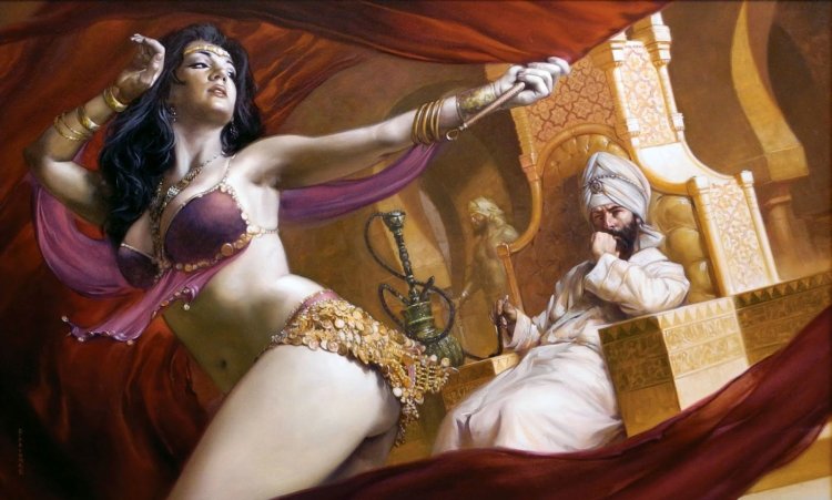 Slave concubine dancer Sultan