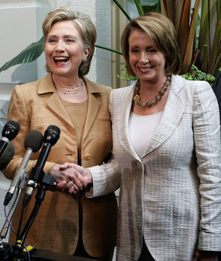 Clinton and Pelosi