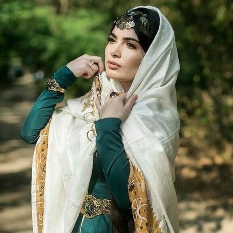 National costumes of mountain women of Dagestan