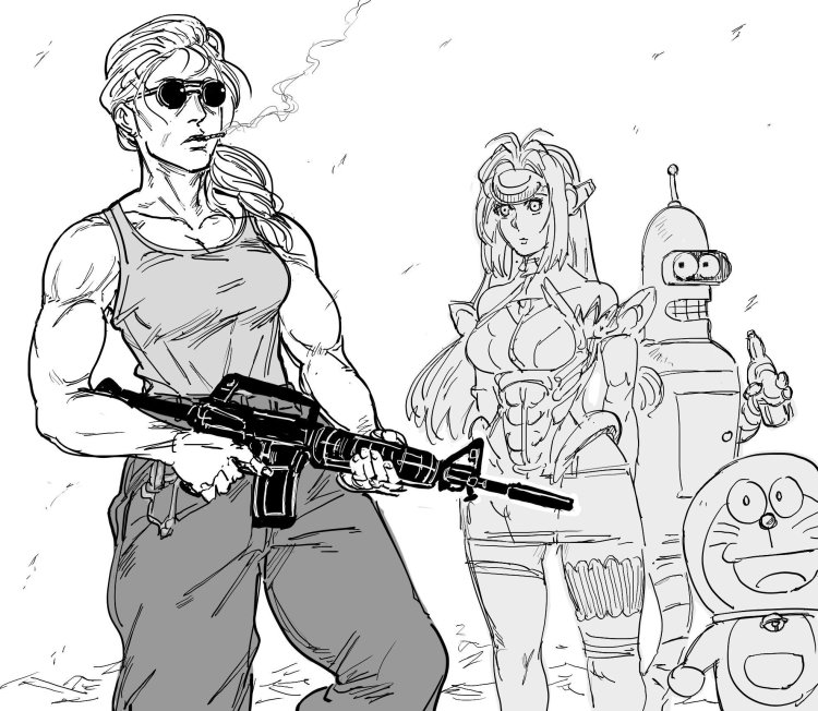 Sarah Connor drawing