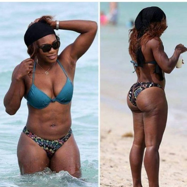 Serena Williams Brown Bikini