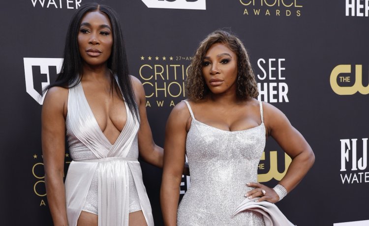 Serena Williams in evening dress