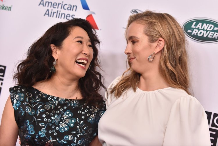 Jodie comer and Sandra Oh