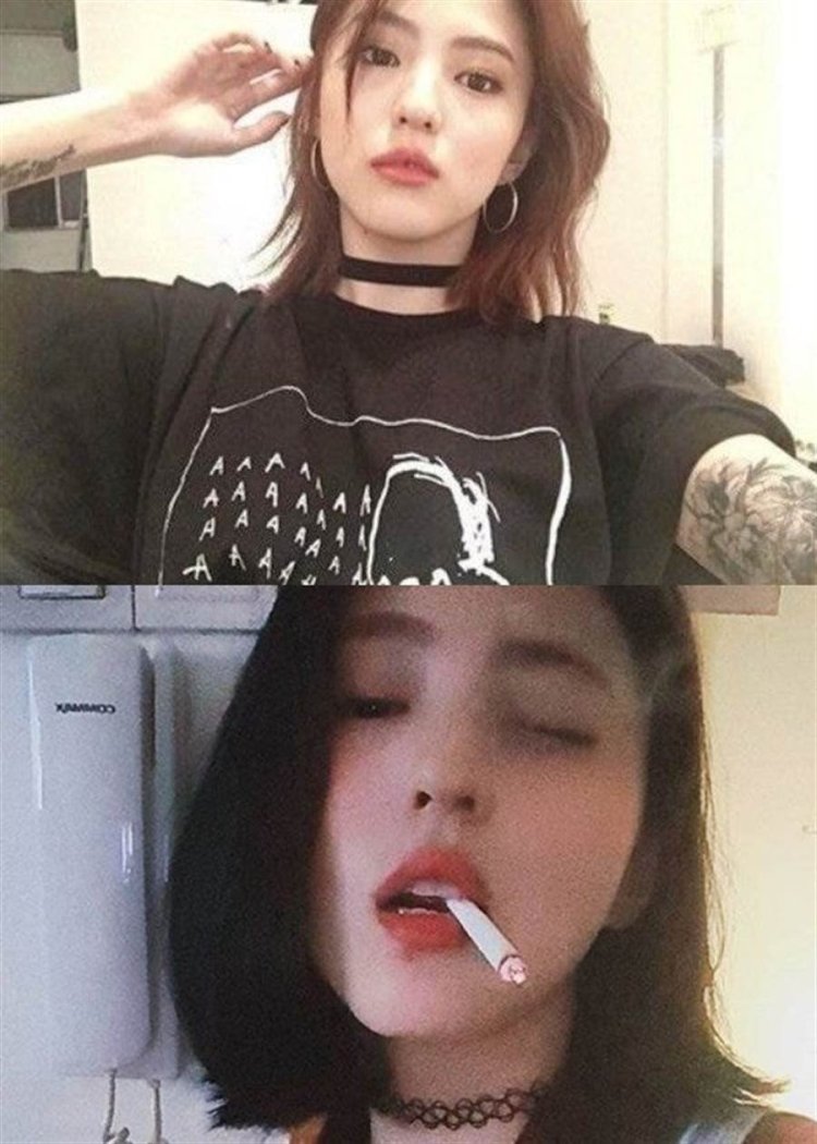 Han sohee smokes