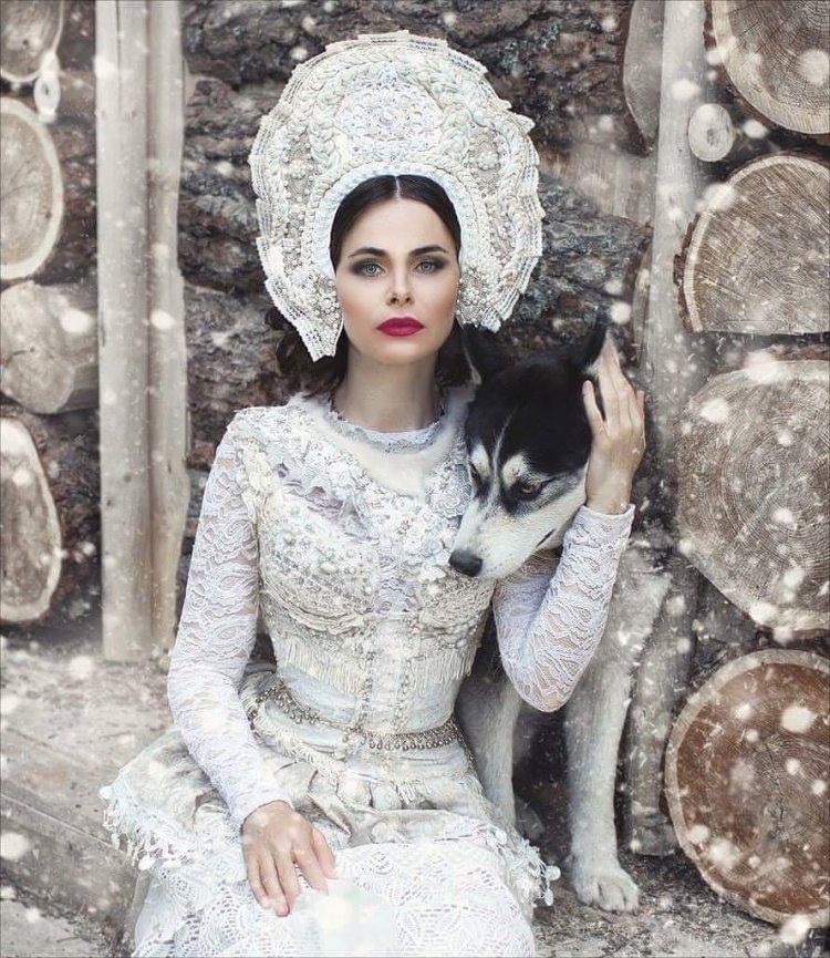 Photo shoot in Mikhaleva's costumes