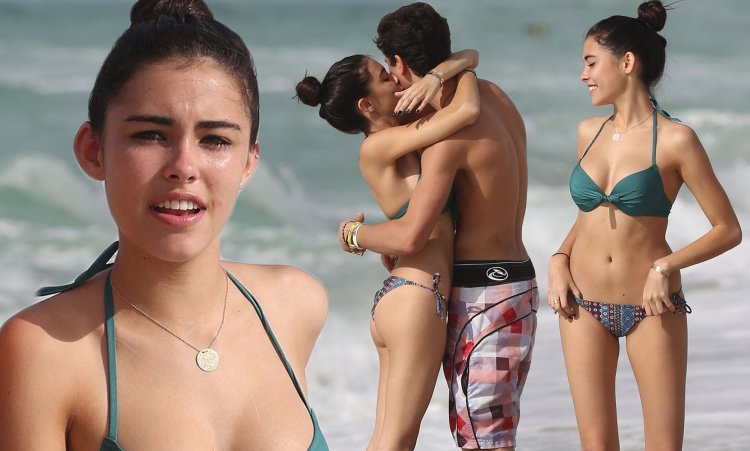 Madison Beer hot Kiss